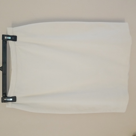 Burberry White Lined Pencil Skirt - Picture 1 of 11